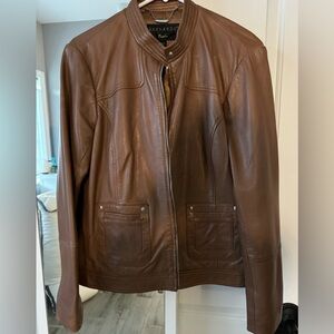 Bernardo Leather Moto Jacket